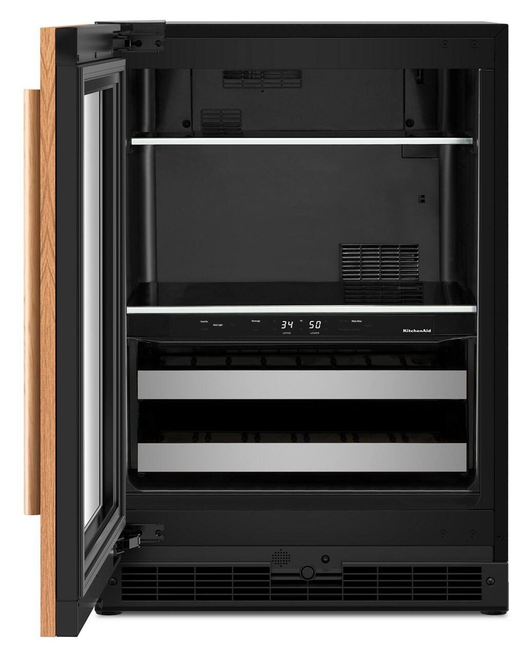 Alt View 5. KitchenAid - 24 inch Panel-Ready Beverage Center - Panel Ready.