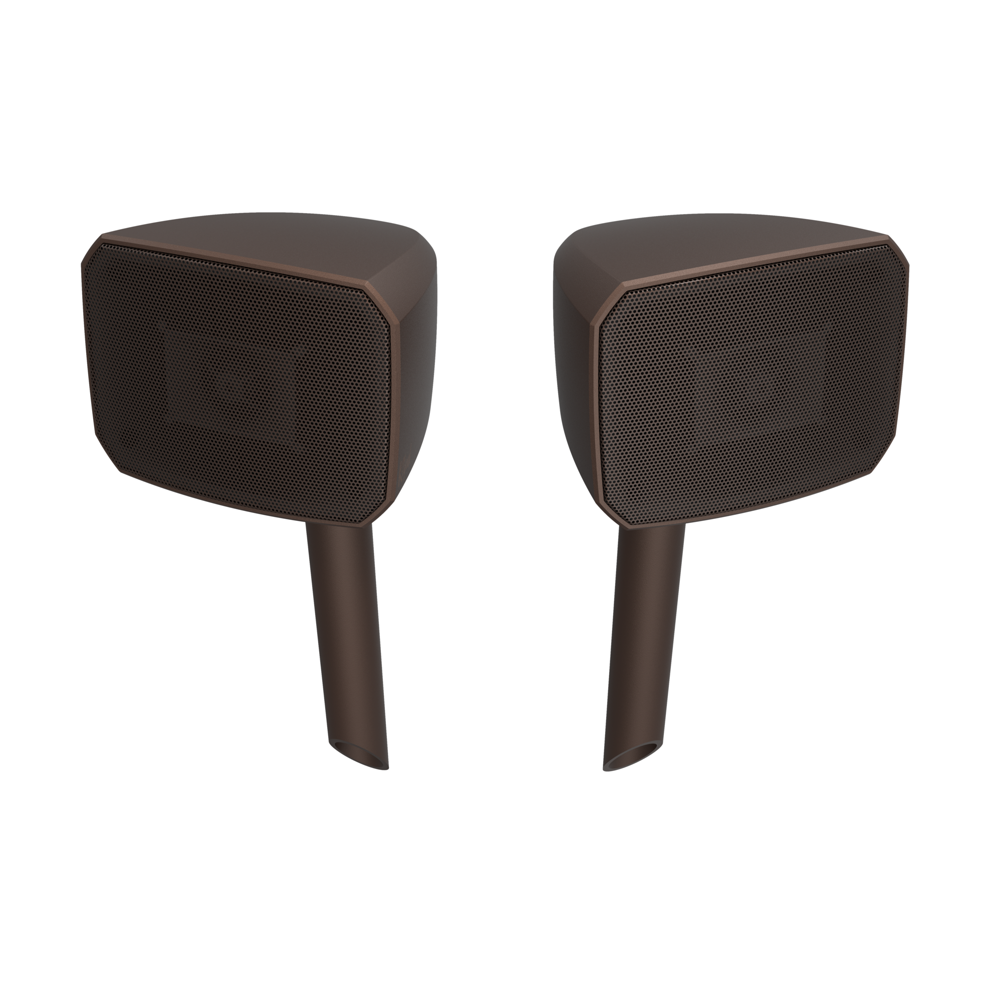 Angle. Klipsch - Klipsch Courtyard 2.0 Landscape Speaker Expansion - Brown Matte.