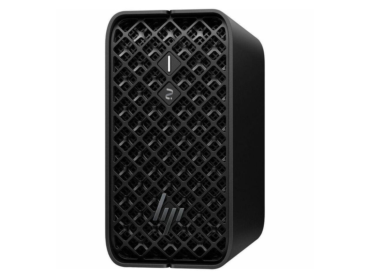 Alt View 7. HP - HP Z2 Mini G1a - Ryzen AI MAX 380 - 32GB - 1TB SSD - Win 11 Pro - Radeon 8040S - 2.5GbE - Wireless - BN4F6UT#ABA - Black.