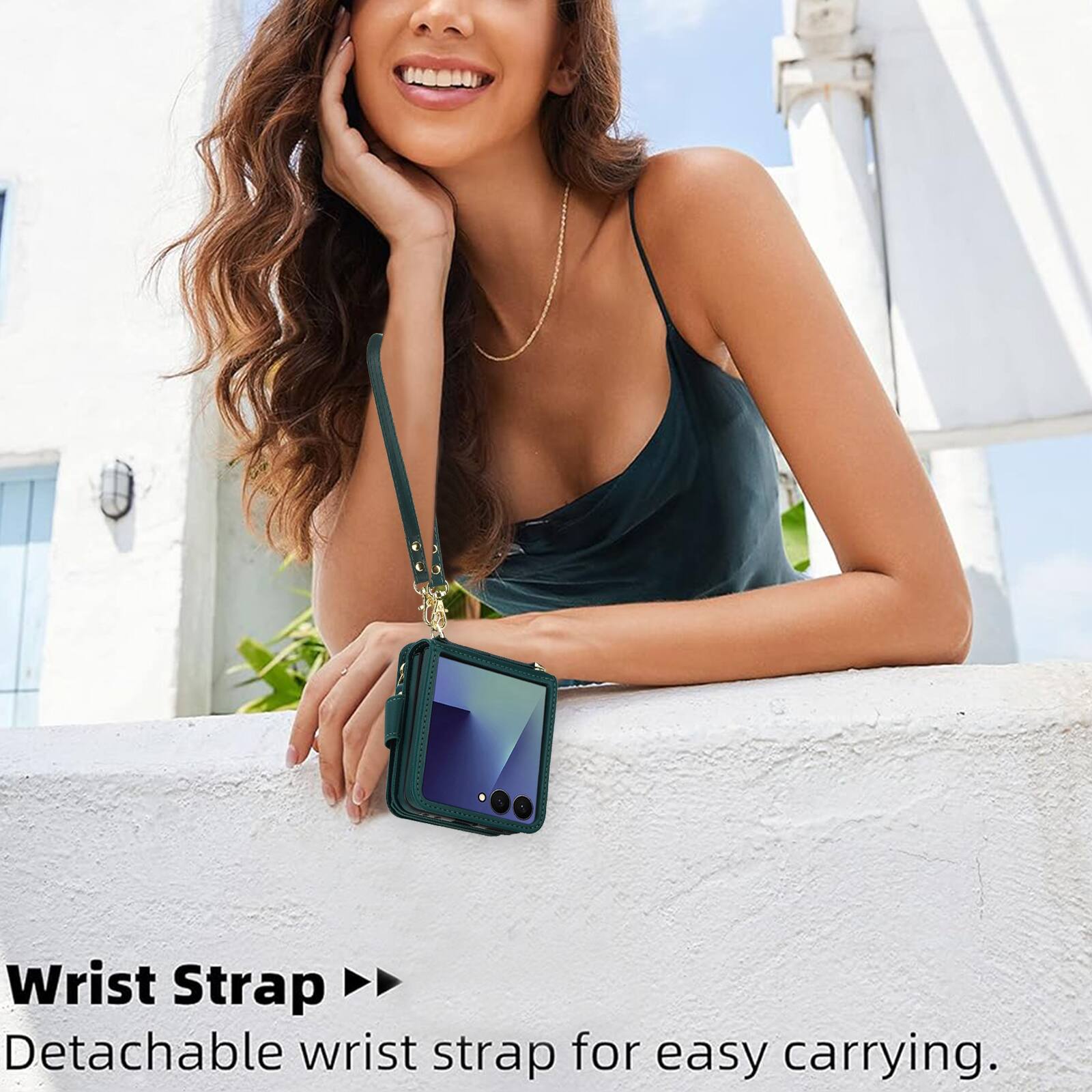 Wrist Strap  
Detachable wrist strap for easy carrying.