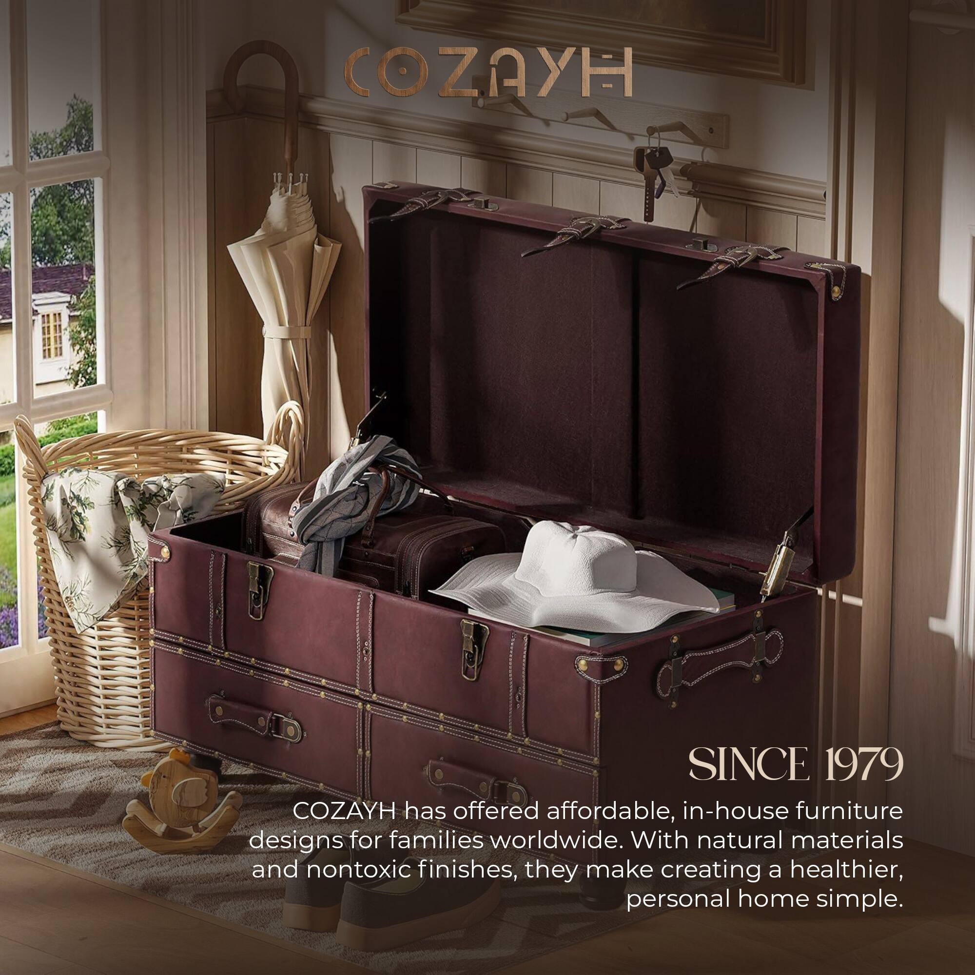 COZAYH SINCE 1979

COZAYH has offered affordable, in-house furniture designs for families worldwide. With natural materials and nontoxic finishes, they make creating a healthier, personal home simple.