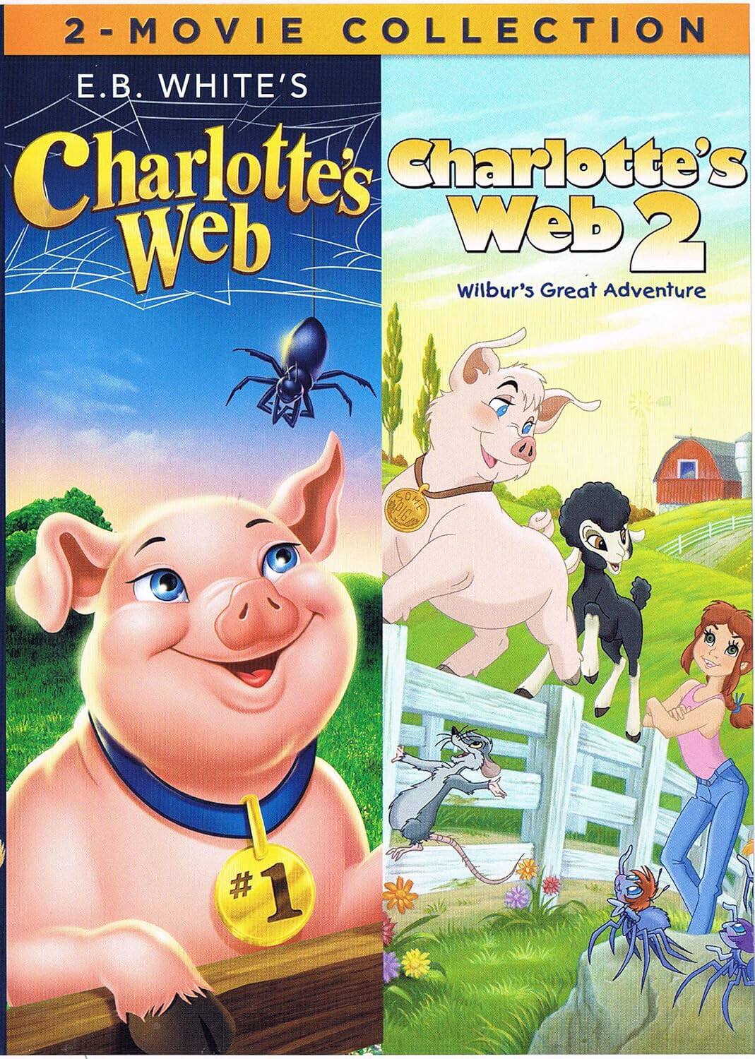 Front. Charlotte's Web: 2-Movie Collection   - DVD.
