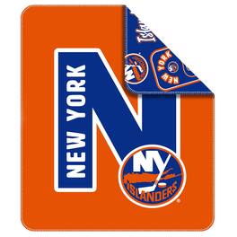 Logo Brands - New York Islanders 50" x 60" Dream Weave Throw Blanket - Royal