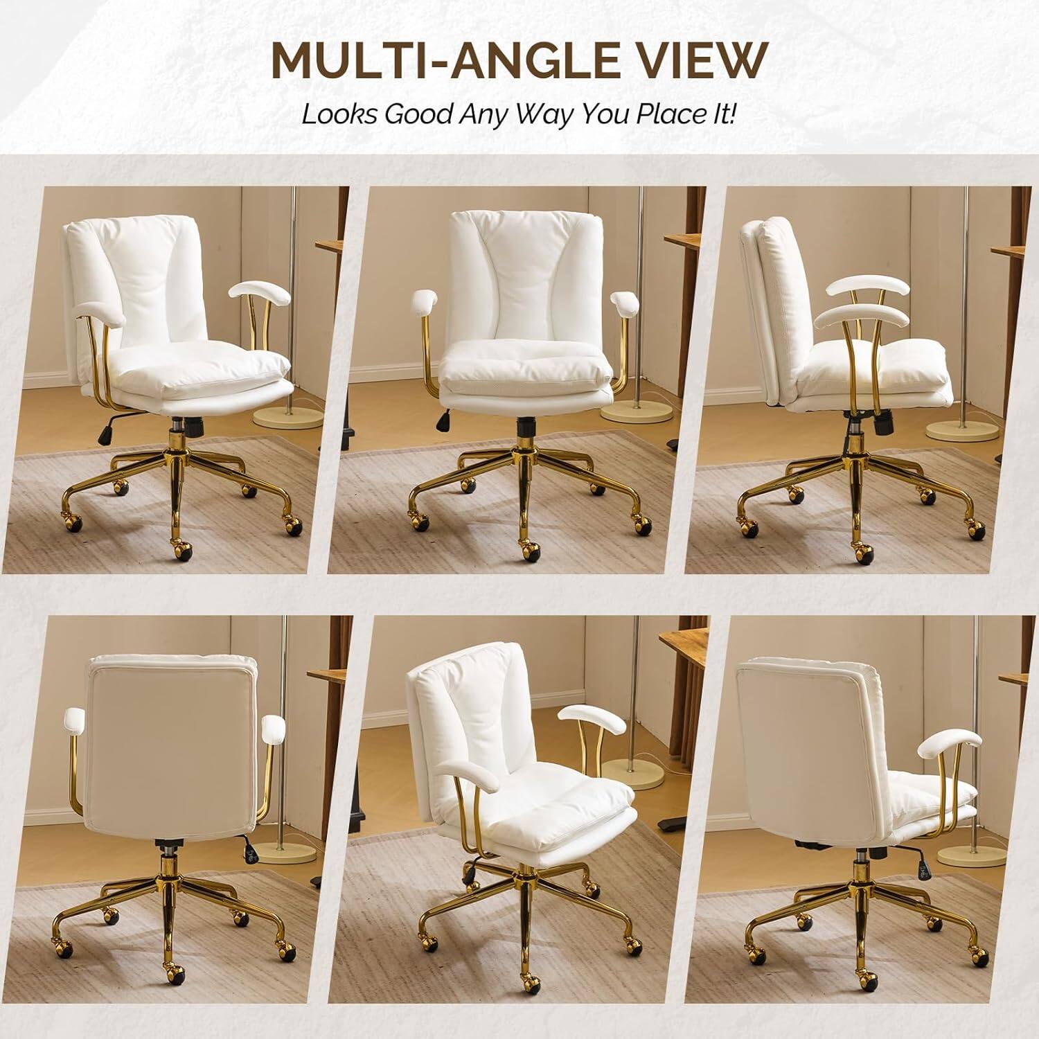 MULTI-ANGLE VIEW  
Looks Good Any Way You Place It!