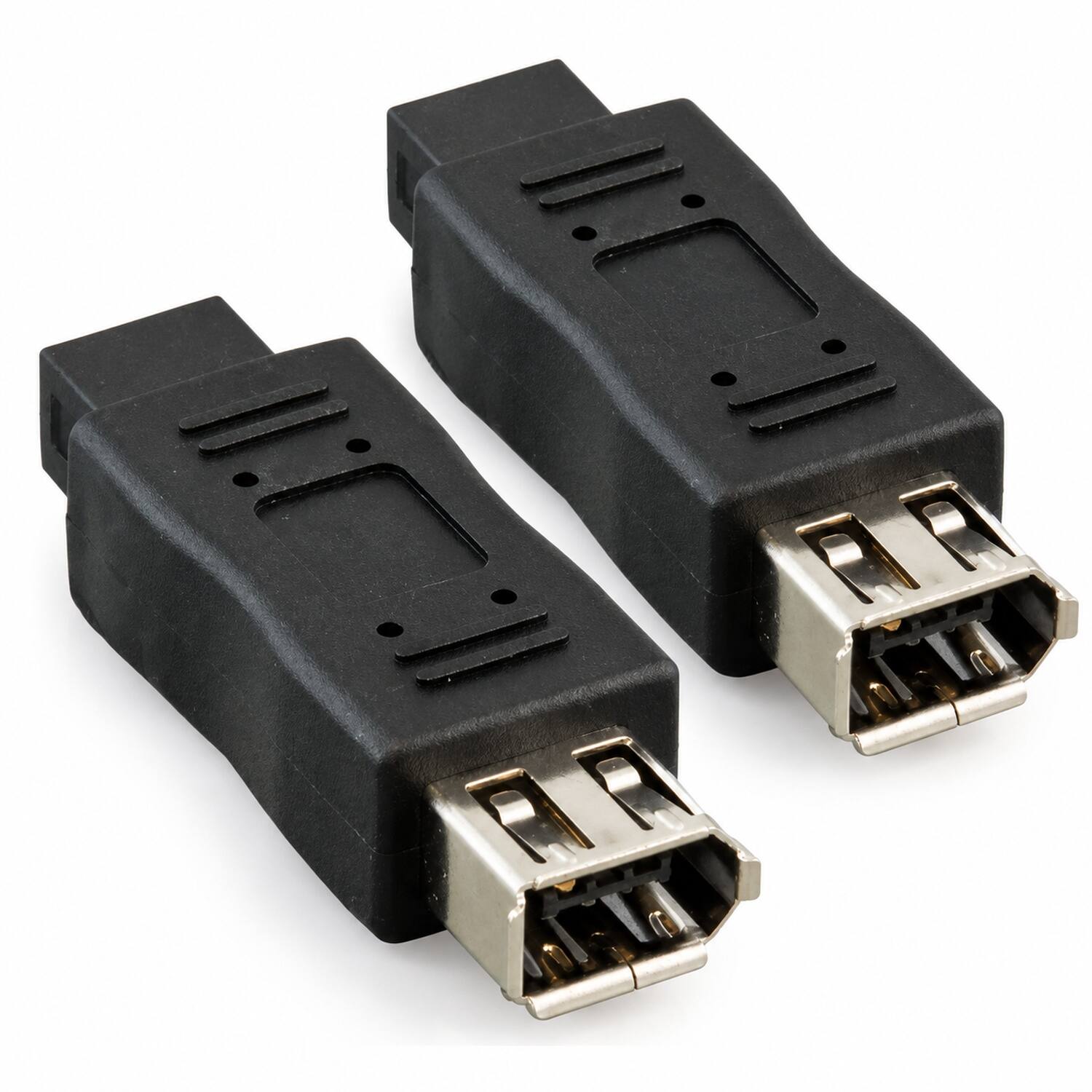 Front. Sanoxy - Sanoxy 2 PACK of IEEE 1394B FireWire 9-pin Male to 6-pin Female Adapter - Black.