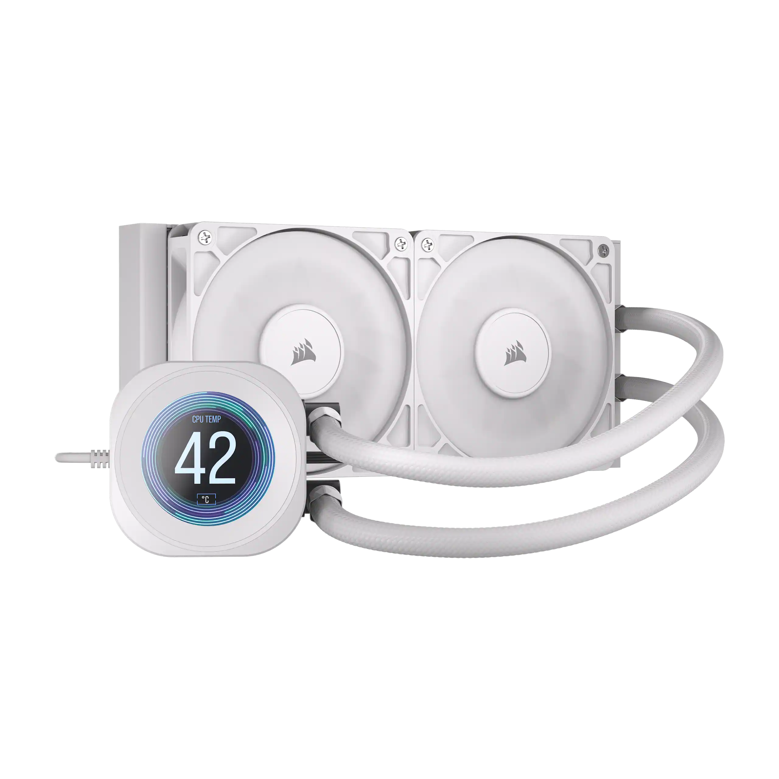 CORSAIR - NAUTILUS 240 LCD - White