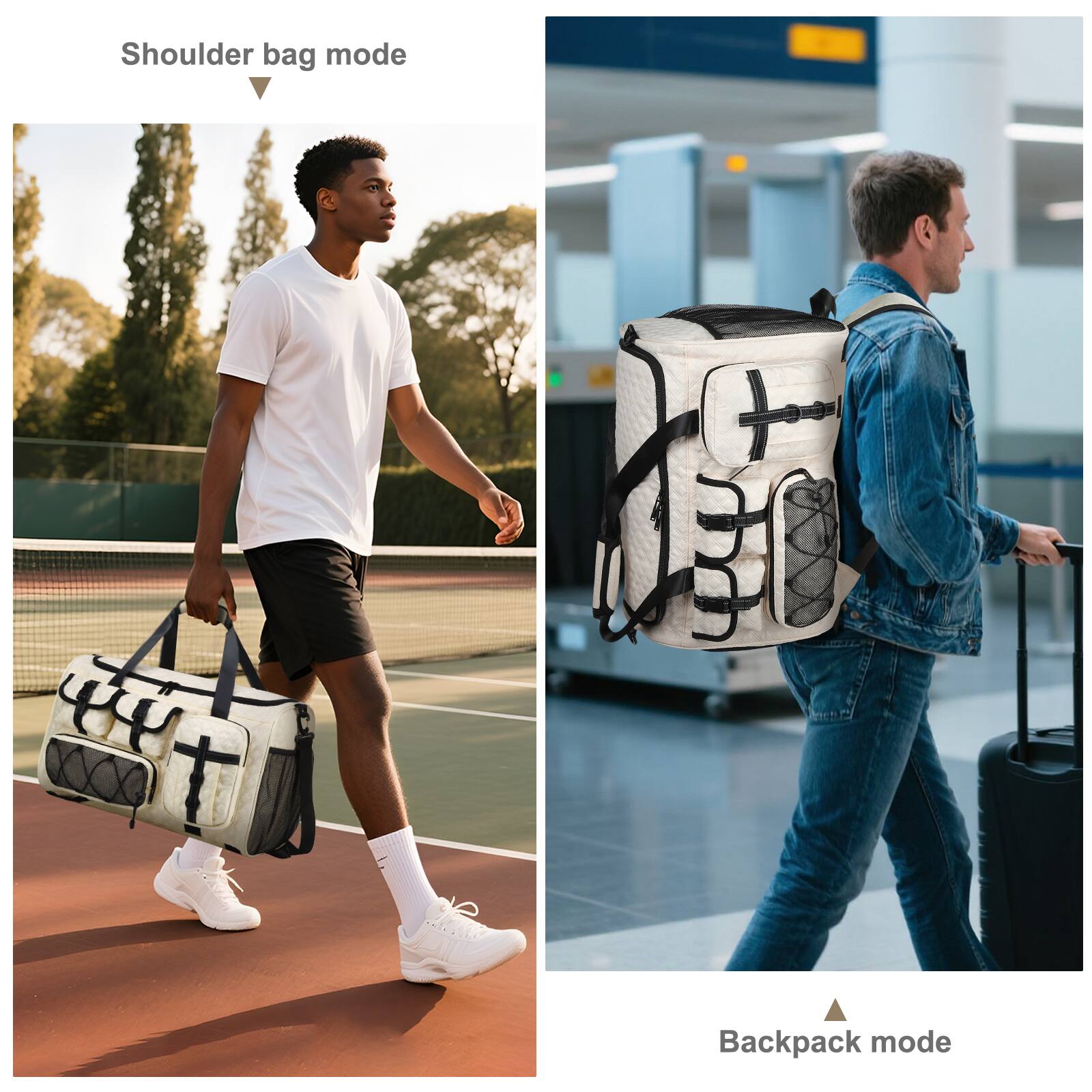 Shoulder bag mode

Backpack mode