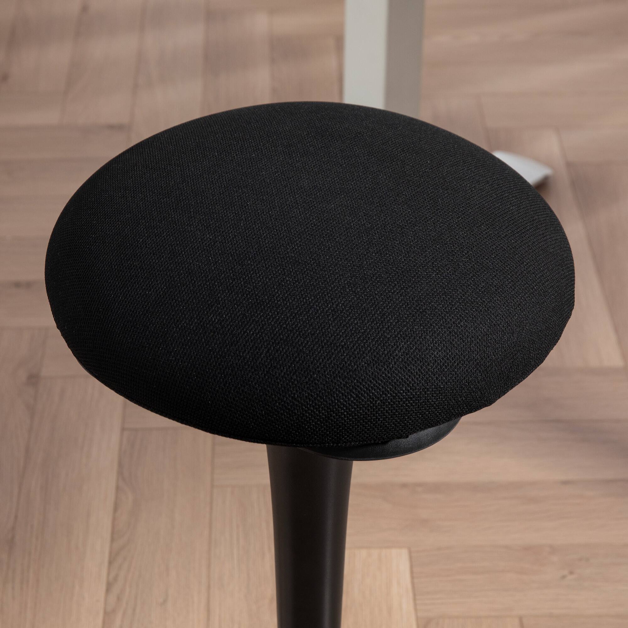 Alt View 8. Homcom - Wobble Chair, Adjustable Active Ergonomic Stool Chair, with Rocking Motion - Black.