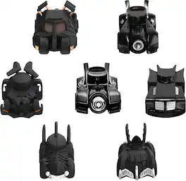 Beast - Kingdom - Batman - Batmobile Pull Back Car 6ct Blind Box PDQ Display - COLLECTIBLES - Multicolor