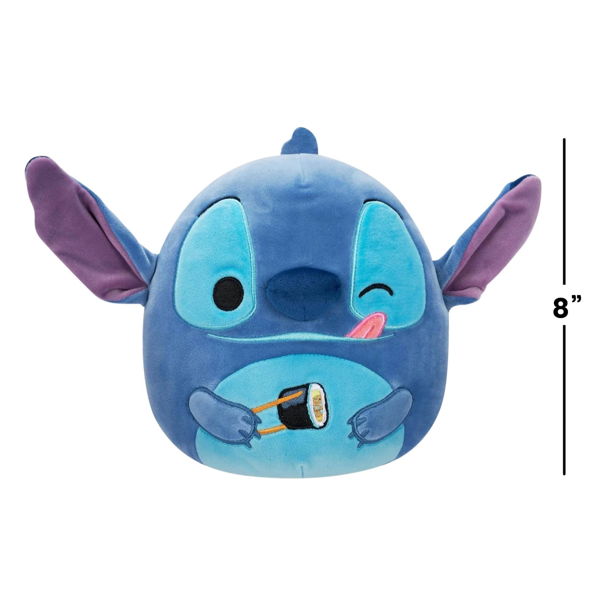 Alt View 10. Disney - Squishmallows Disney 8 Inch Plush | Stitch with Sushi - Blue.