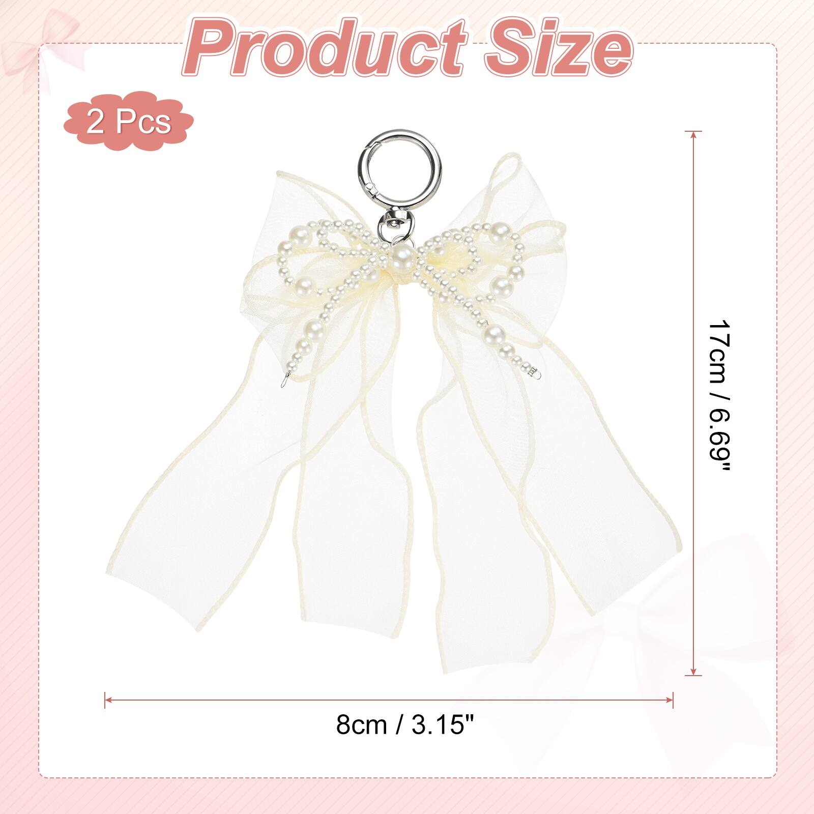 Product Size: 2 Pcs, 17cm / 6.69", 8cm / 3.15"