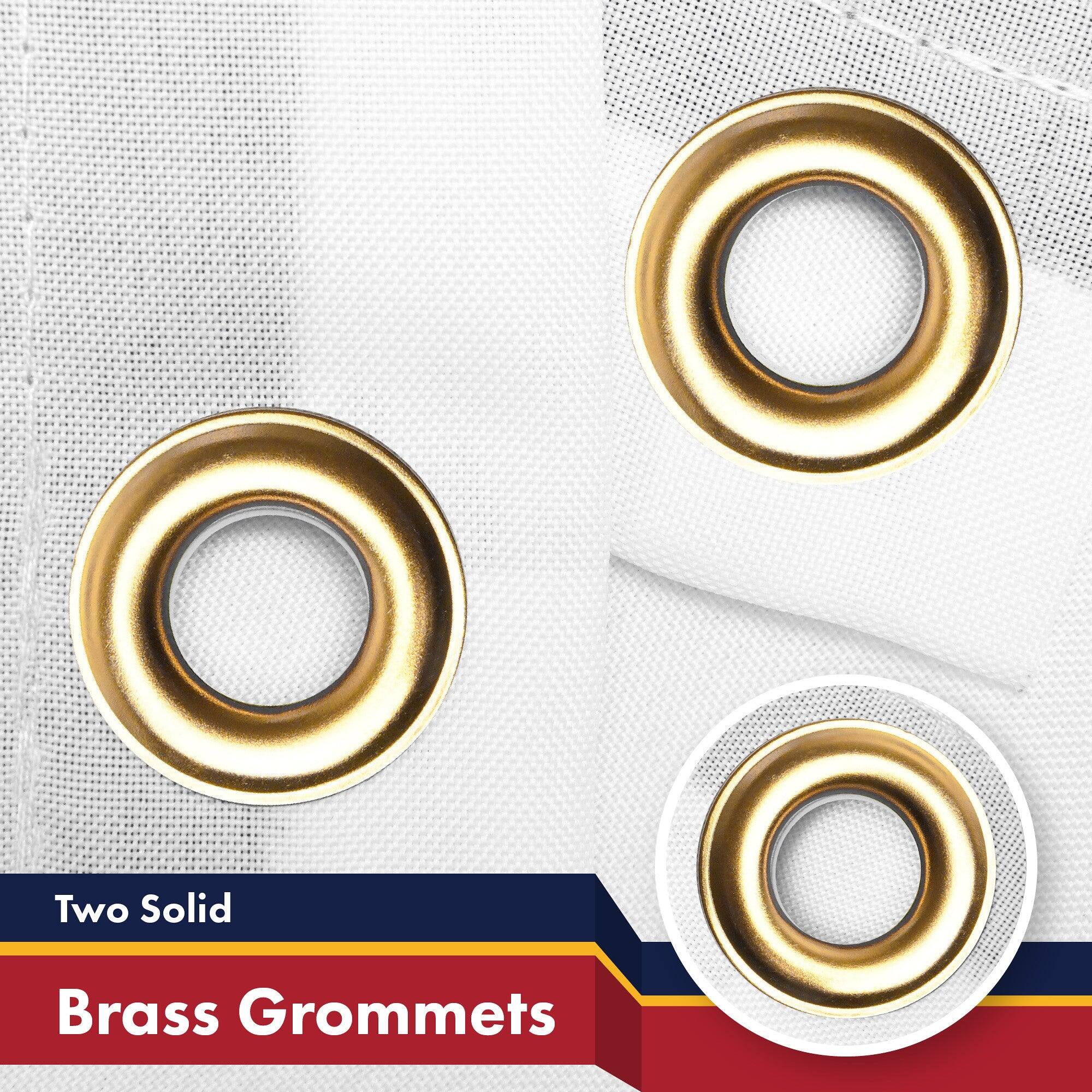 Two Solid Brass Grommets