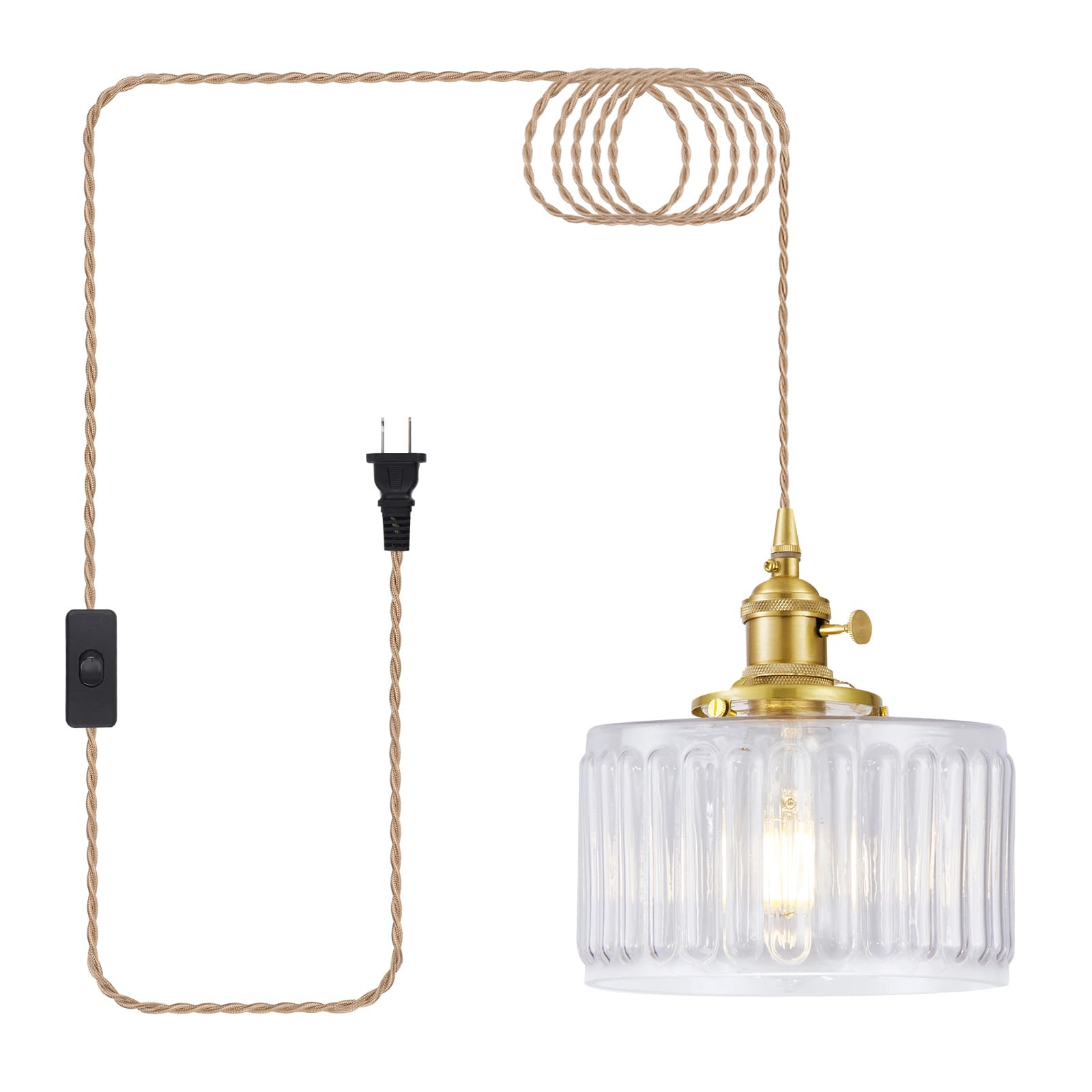 Reds Spade Pendant Light Hanging Lights With Cord Fixture Glass E26 ...