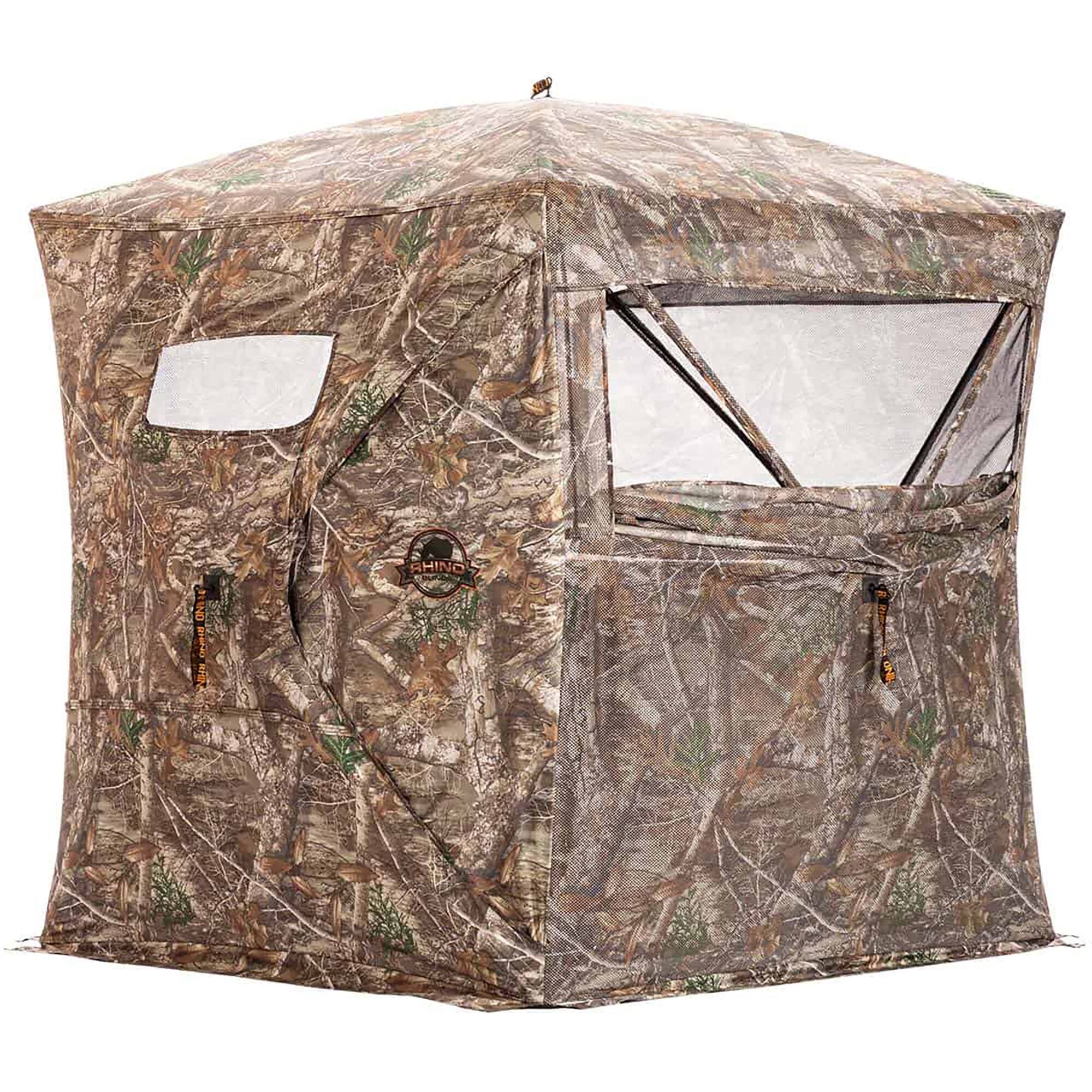 Alt View 2. Rhino - Rhino 270 Hunting 3-Person See-Through Blind - Realtree Edge - Realtree Edge.
