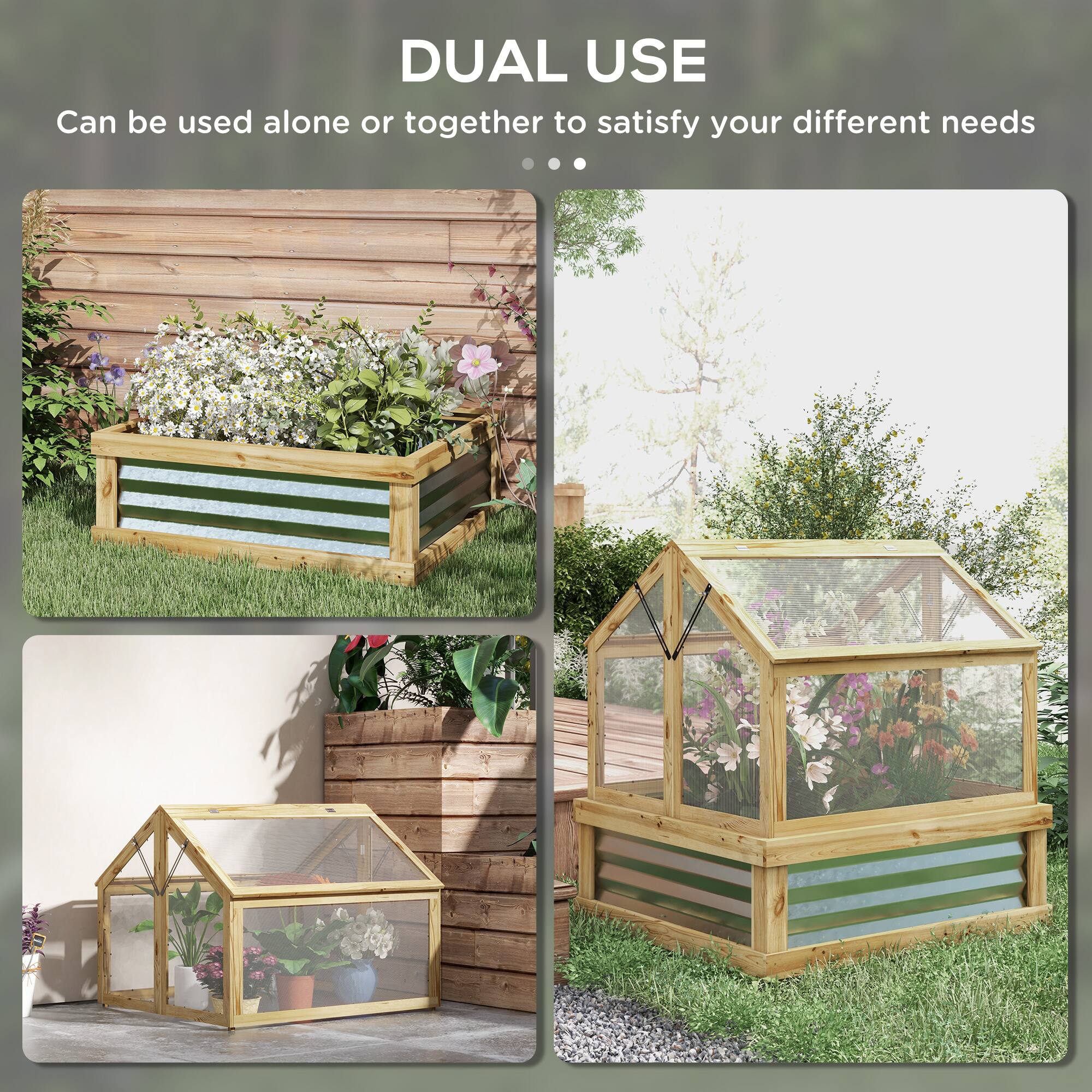 DUAL USE
Can be used alone or together to satisfy your different needs