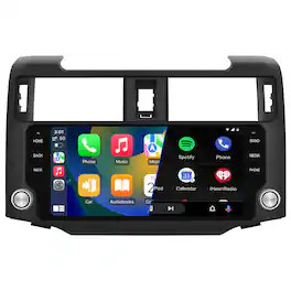 Junsun - Color 10.33" carplay 2+32GB 4Core Android 15 4G LTE For Toyota 4Runner 2010-2019 GPS Navi WIFI SWC DSP BT FM RDS - Black