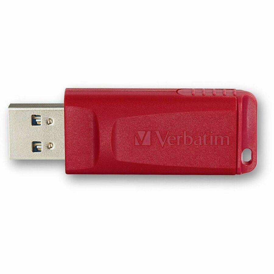 Alt View 5. Verbatim - 16GB Store 'n' Go&reg; USB Flash Drive - 3pk - Red, Green, Blue - 16GB - 3pk - Red, Green, Blue - Blue,Green,Red.
