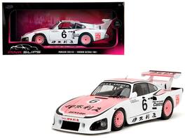 Porsche 935 K3 #6 Bob Wollek - Henri Pescarolo Winner "Suzuka 1000KM" (1981) "Pink Slips" Series 1/18 Model Car by Jada - Multicolor