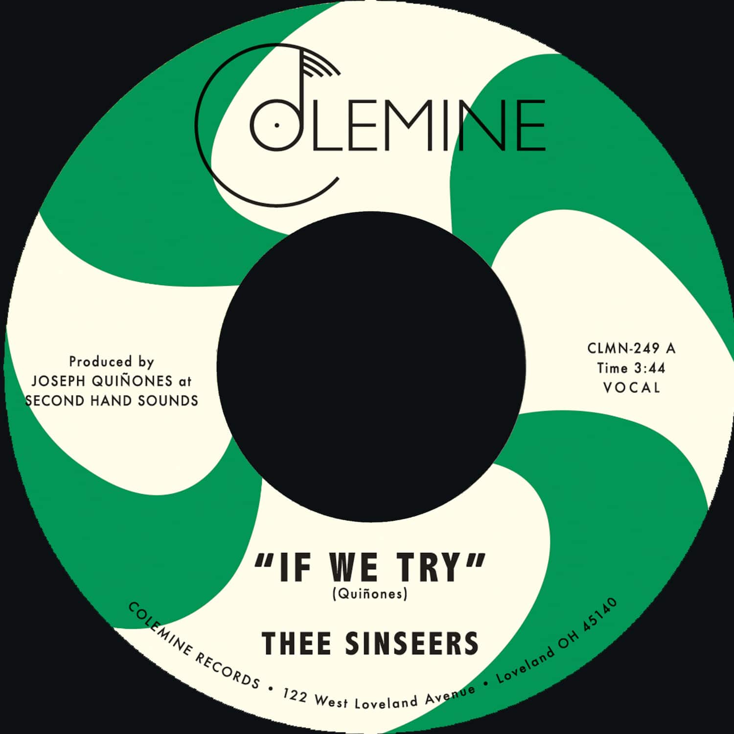Thee Sinseers - If We Try / Give It Up You Fool  - 7-INCH SINGLE