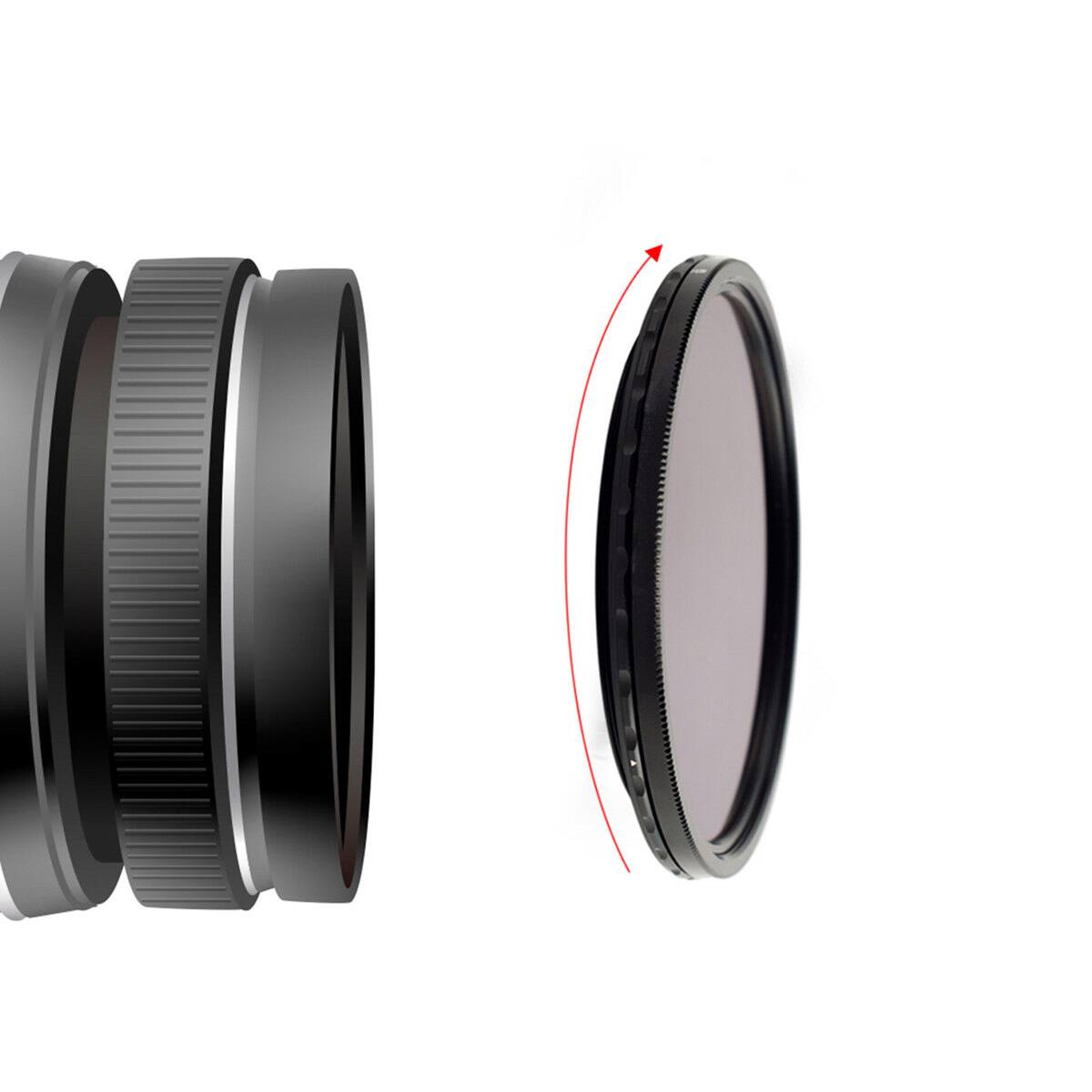 Alt View 4. Haida - Haida 67mm PROII 1.5-5.0 Stops Multi-Coated Variable ND Filter.