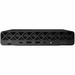 HP - ProDesk 4 G1i Desktop Computer - Intel Core Ultra 5 225T - 16 GB - 256 GB PCI Express NVMe SSD - Mini PC - Jack - Black