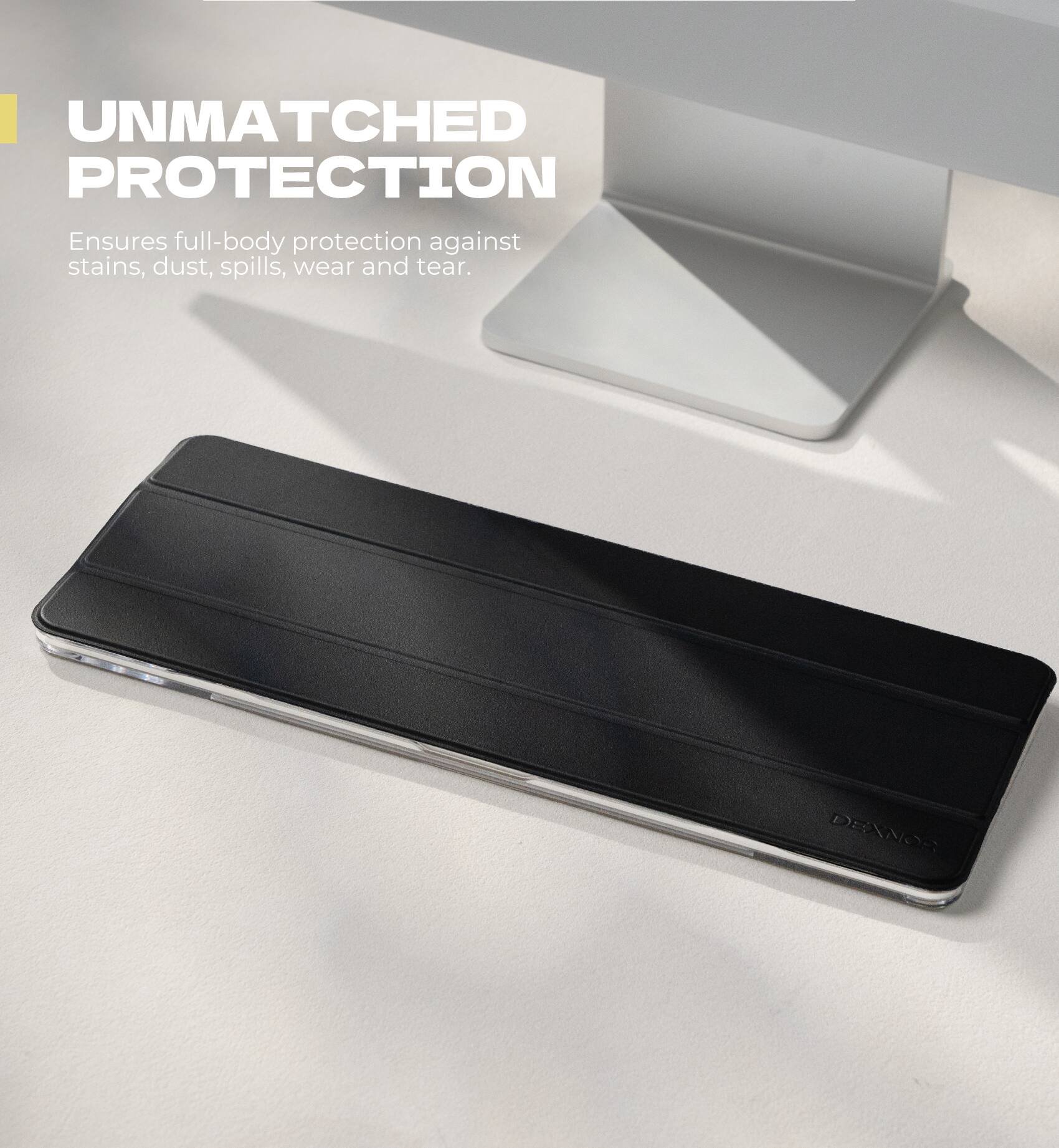 UNMATCHED PROTECTION  
Ensures full-body protection against stains, dust, spills, wear and tear.  
DEXNOR