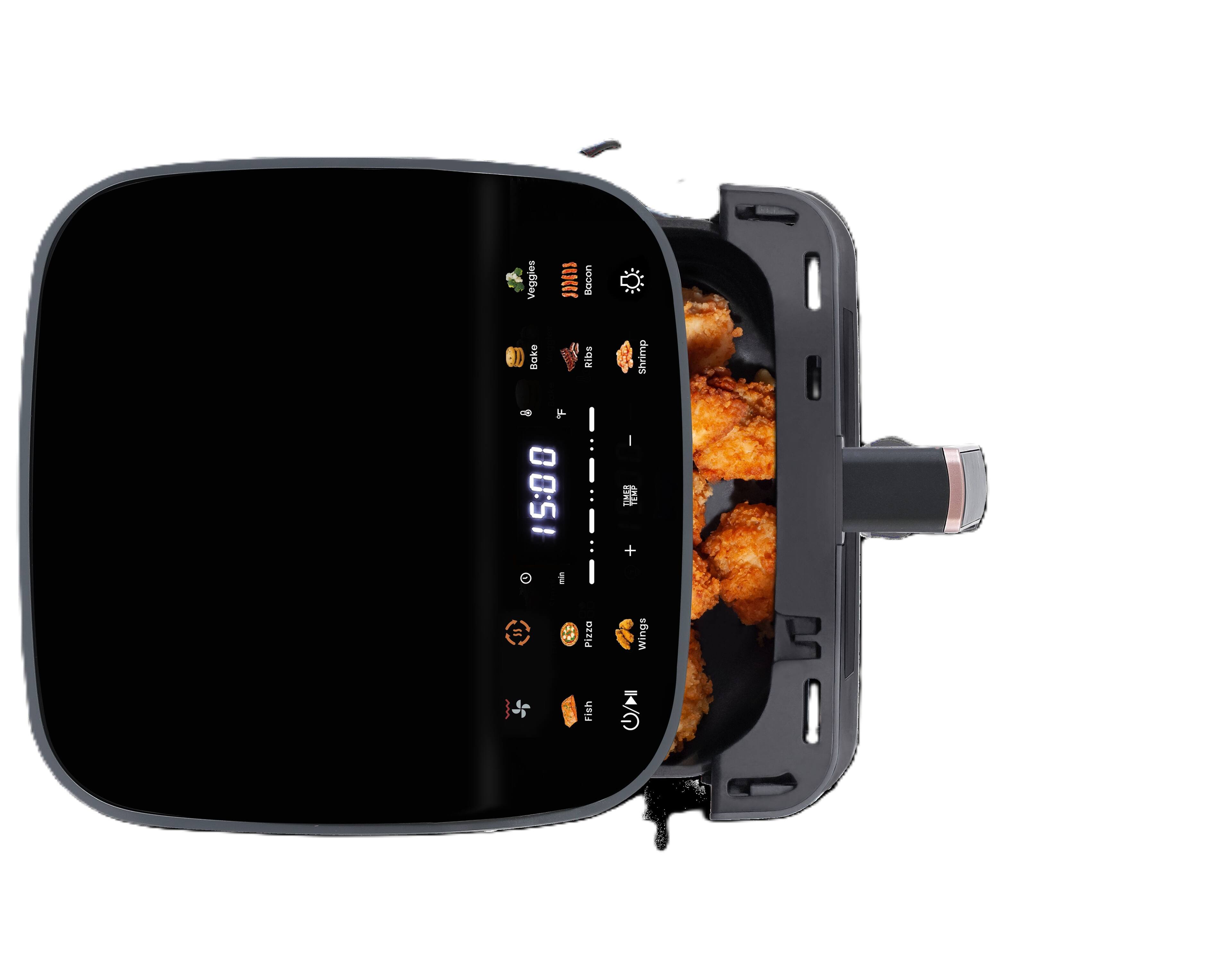 Veggies Slicer, Bacon, Bake, Ribs, Shrimp, OR, Fish, Pizza, Wings