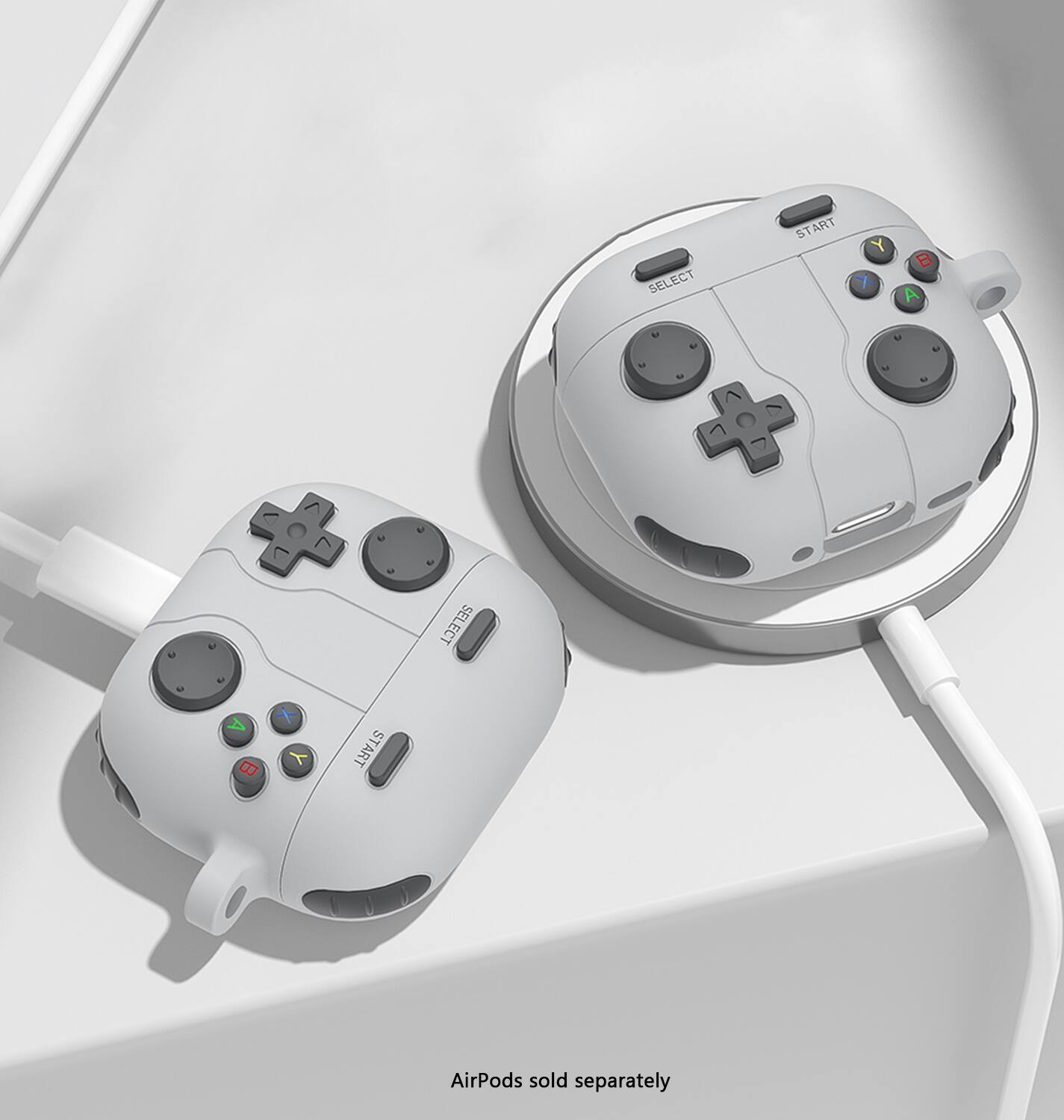 AirPods sold separately.