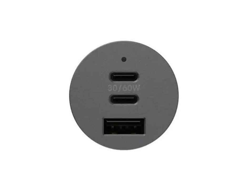 Back. OtterBox - Otterbox Premium Pro Fast Charge 72W Car Charger | Color: Black - Black.