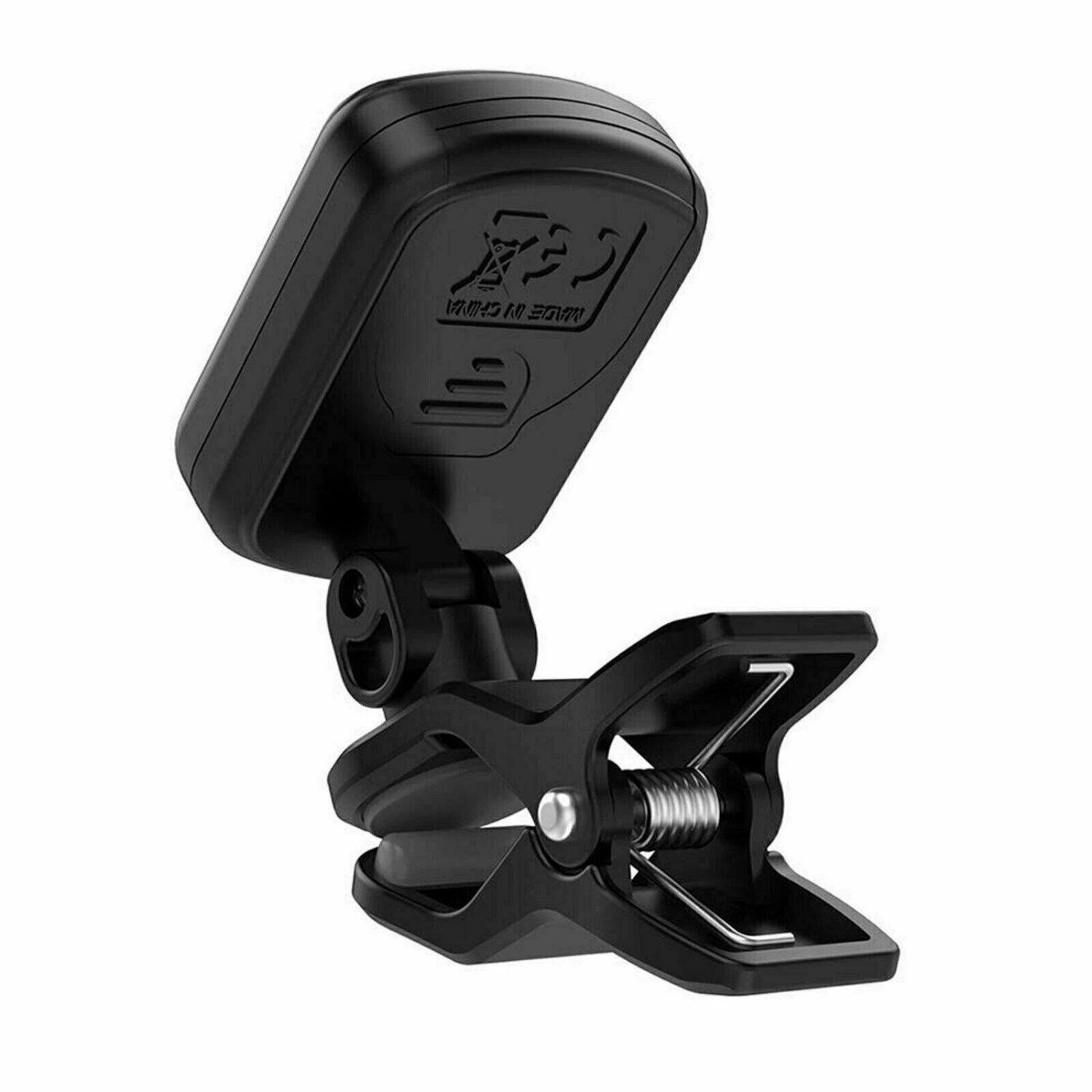 Angle. Home Collection - LCD Clip-On Chromatic Tuner – Digital Tuning Device for Acoustic, Electric Guitar, Bass, Ukulele, Banjo, and Violin.