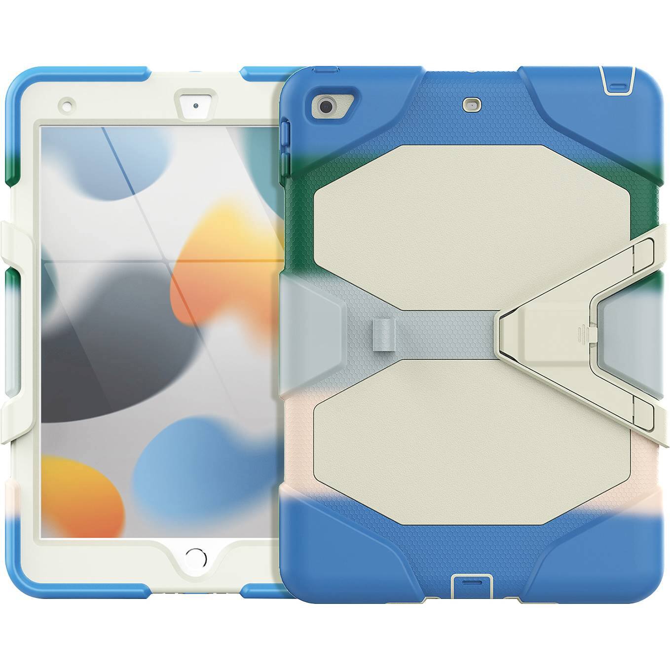 Alt View 13. SaharaCase - SpLaSh Series Case for Apple iPad 10.2 (7th, 8th and 9th Gen 2021) - Blue.