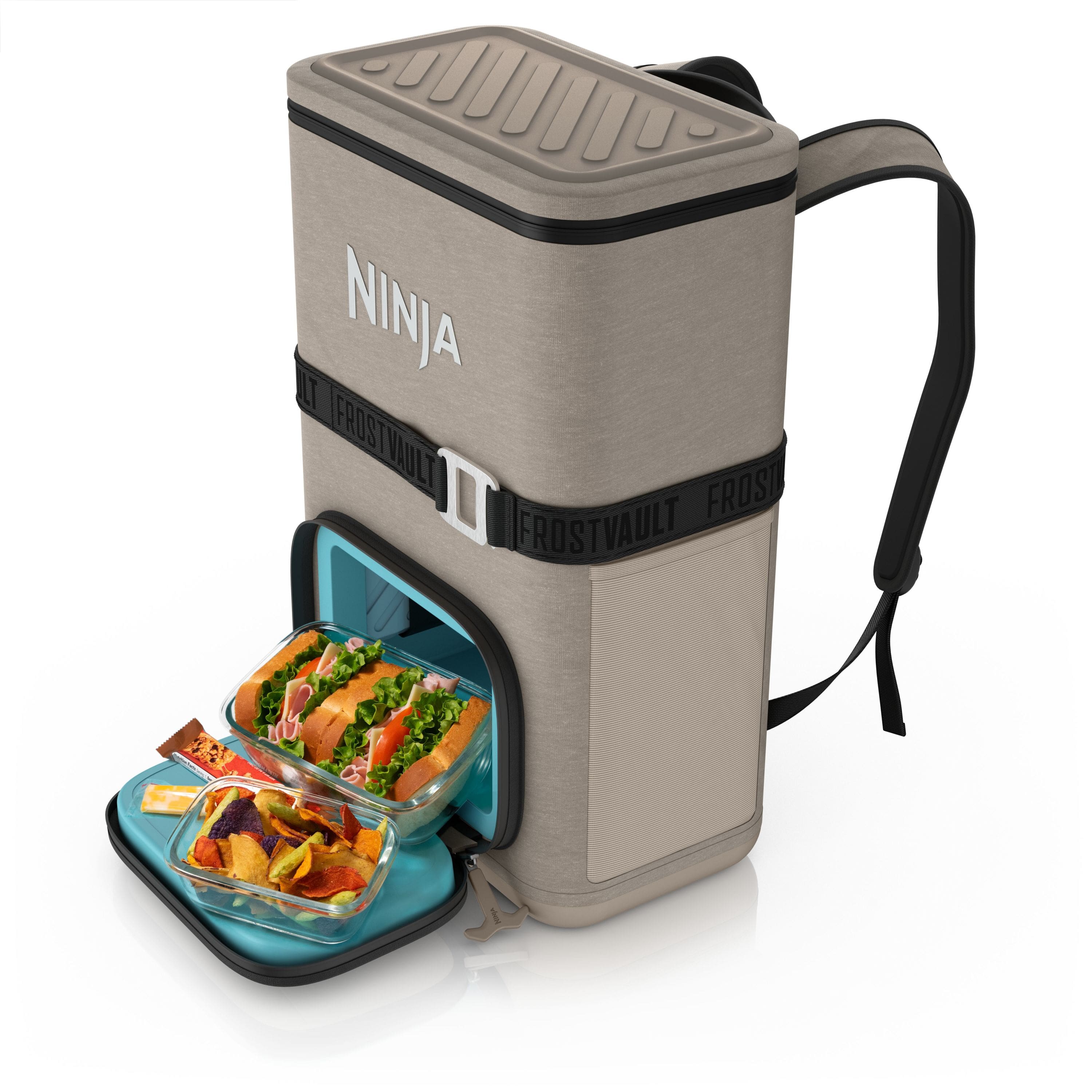 Ninja - Outdoor FrostVault Go 24-Can Soft Cooler with Cold Dry Zone - Birch Beige price history on PriceWatchPro