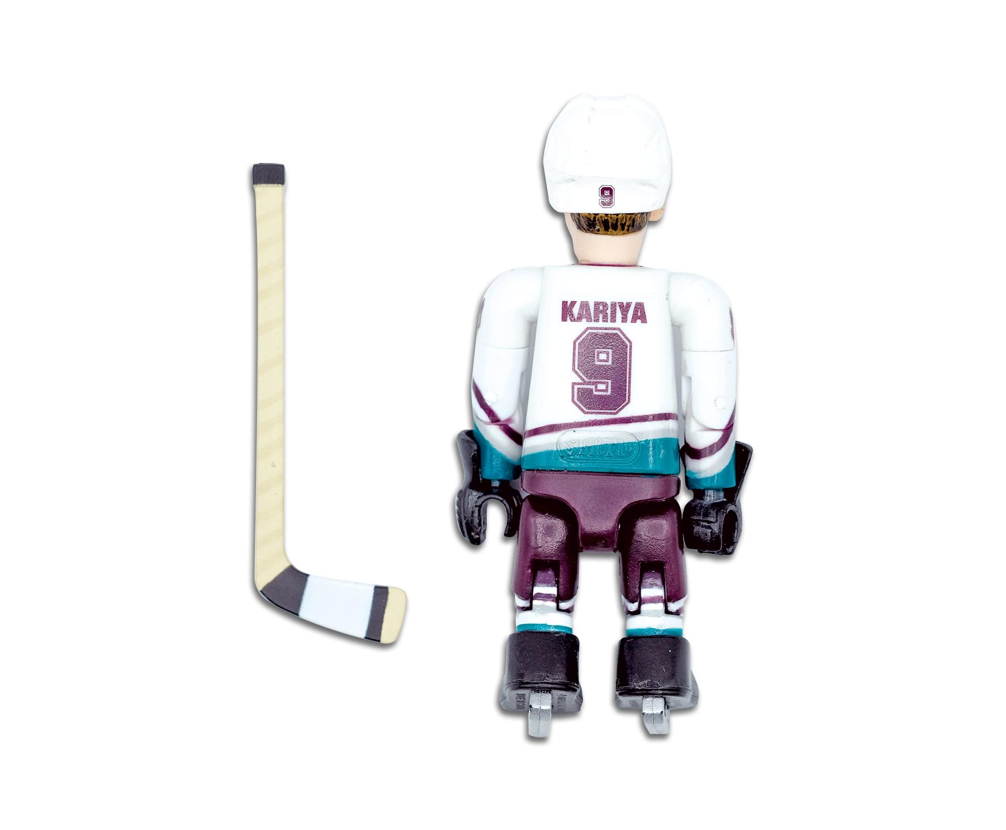 Alt View 4. NHL - Anaheim Ducks NHL SMITI 3 Inch Mini Figure | Paul Kariya - White.