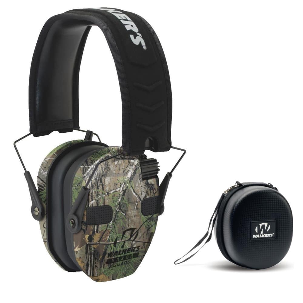 Walkers - Walker’s Razor Slim Electronic Muff RealTree Xtra with Hearing Protection Case - Camouflage price history on PriceWatchPro