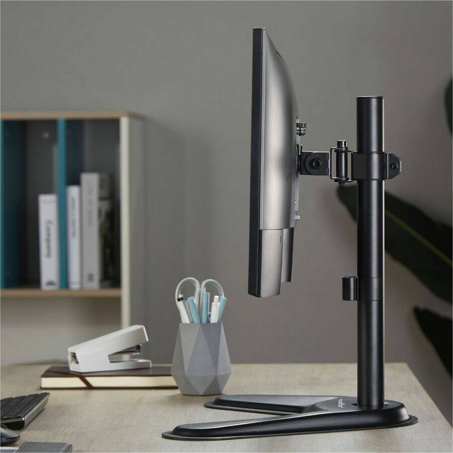 Alt View 4. Rocstor - Rocstor ErgoReach Mounting Pole for Monitor - Black - Landscape/Portrait - Height Adjustable - 1 Display(s) Supported - Black.