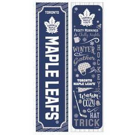Evergreen Enterprises - Toronto Maple Leafs 47" Double Sided Winter Leaner Fan Sign - Multicolor