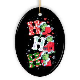 OrnamentallyYou - Ho Ho Ho Christmas Ornament - Multi-colored
