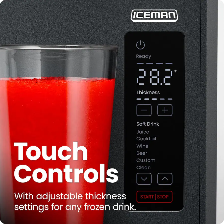 Iceman Rj62 Chefman Slush Ease 48 oz. Slushy Maker with Customizable Thickness ...