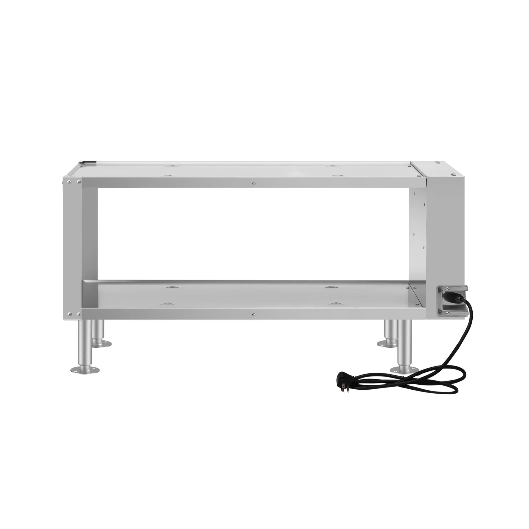 Alt View 4. Koolmore - Two-Shelve Commercial Take Out Warmer Cabinet with Touch Screen in Stainless-Steel, UL and NSF Listed (KM-WSC-T2) - Silver.