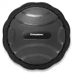 Front. Philosophy Gym - Half Balance Ball Exercise Trainer - Half Yoga Ball Trainer with Pump - Black.