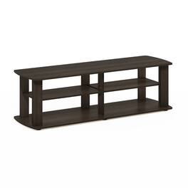 Furinno - Nelly Entertainment Center TV Stand - Dark Brown
