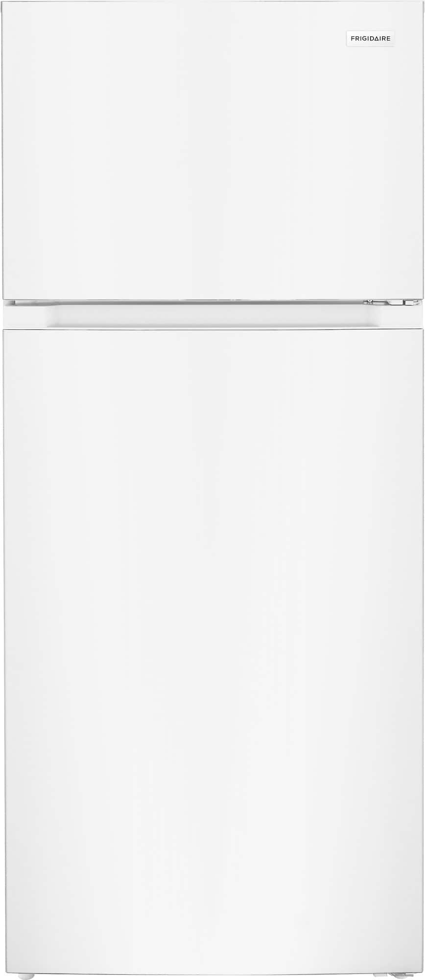 Frigidaire - 16.0 Cu. Ft. Garage Ready Top Freezer Refrigerator - White - Front_Zoom