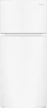 Front. Frigidaire - 16.0 Cu. Ft. Garage Ready Top Freezer Refrigerator - White.