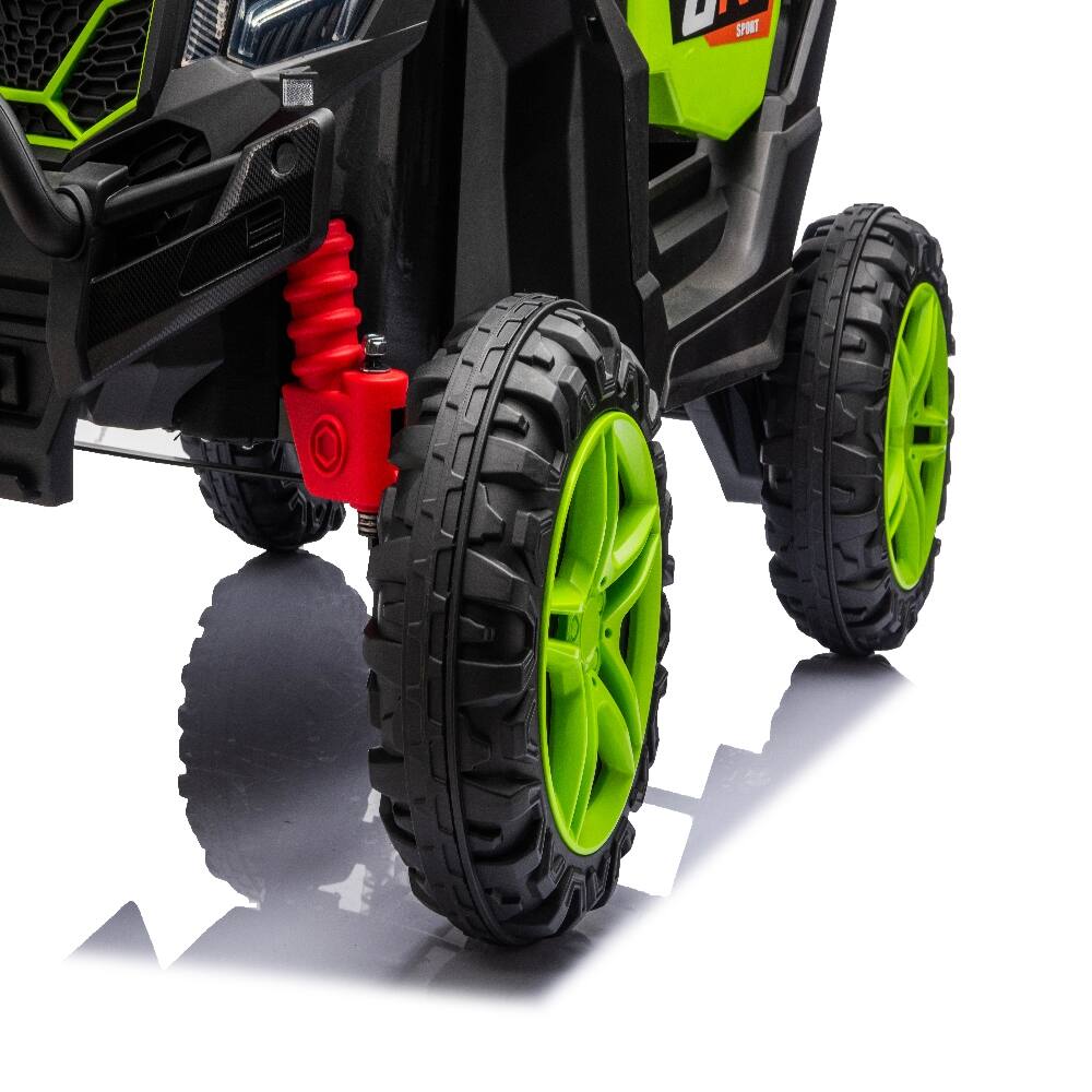 Alt View 3. Ropilly - Ropilly 12V Kids Ride On UTV Green Battery Powered Ride On Toy Electric Car with Remote Control 3+ Years.