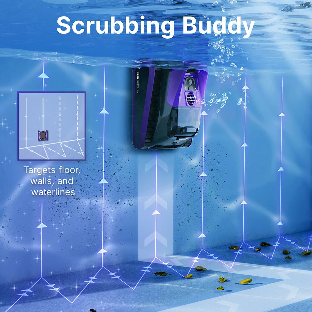 Scrubbing Buddy FN UOS LZAN targets floor, walls, and waterlines.