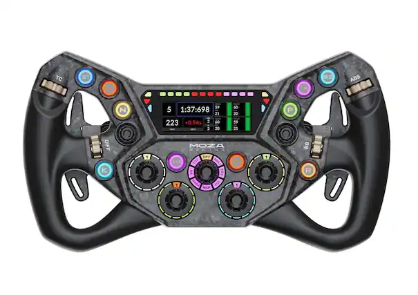 TC S1 TR S2 ABS N TEMP 59 5 1:37:698 P% 21 - TEMR 223 +0.94s 2 60 - - - 3 20 REMP 60 P 20 TENR 59 P 21 P DIFF K 1 MOZA RACING DIFF PO TC2 ABS2 BD ERS 1 DASH VOL MAP 1 1 BB R