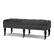 Angle. Simpli Home - Henley Tufted Ottoman Bench - Distressed Black.
