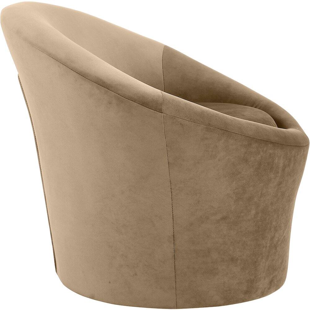 Alt View 3. Meridian Furniture - Tristan Beige Velvet Accent Chair - Beige.