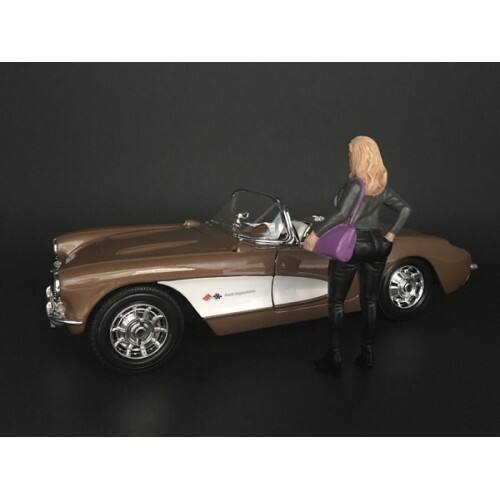 Alt View 2. American Diorama - "Ladies Night" Angela Figurine for 1/18 Scale Models by American Diorama.