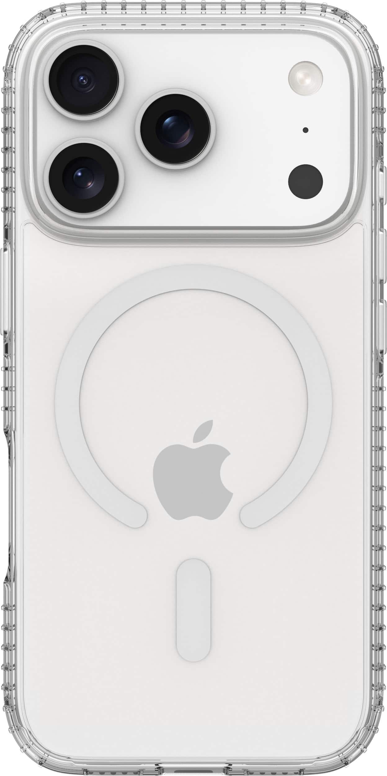 Insignia™ - Hard-Shell Case with MagSafe for Apple iPhone 18 Pro/17 Pro - Clear
